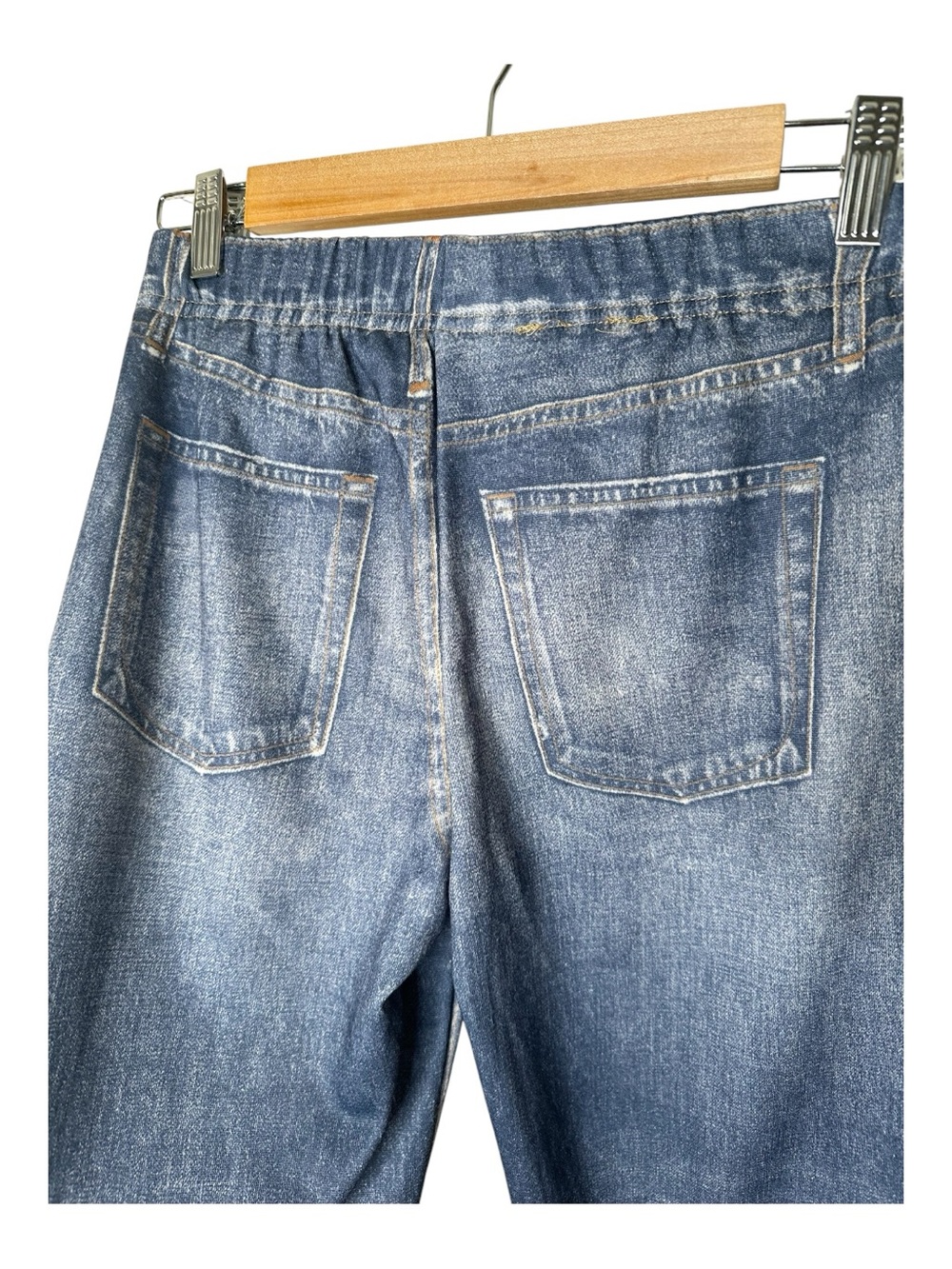 Mila Rosabella Sweatpant Jeans Size Small Dark Blue Straight Leg New - Picture 7 of 9